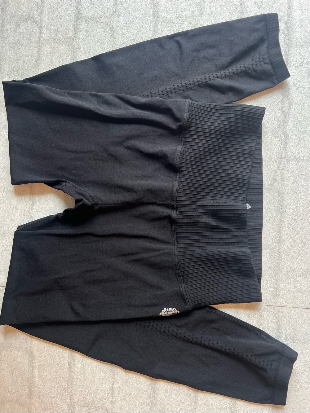FP Movement by Free People ballet core / Athleisure/ boho Black Leggings M/L